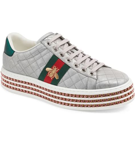 gucci new ace platform sneakers|gucci ace sneakers nordstrom.